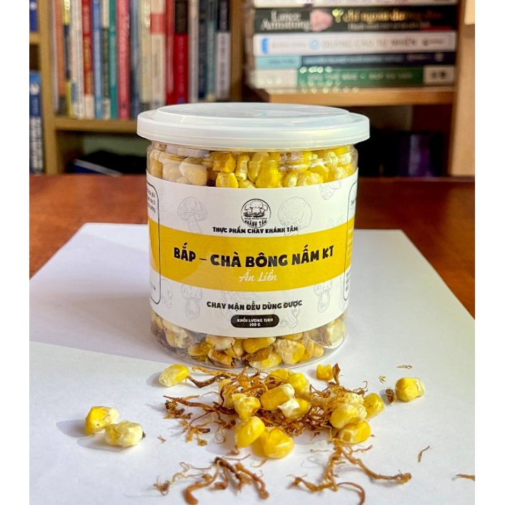 Bắp sấy chà bông nấm Khánh Tâm